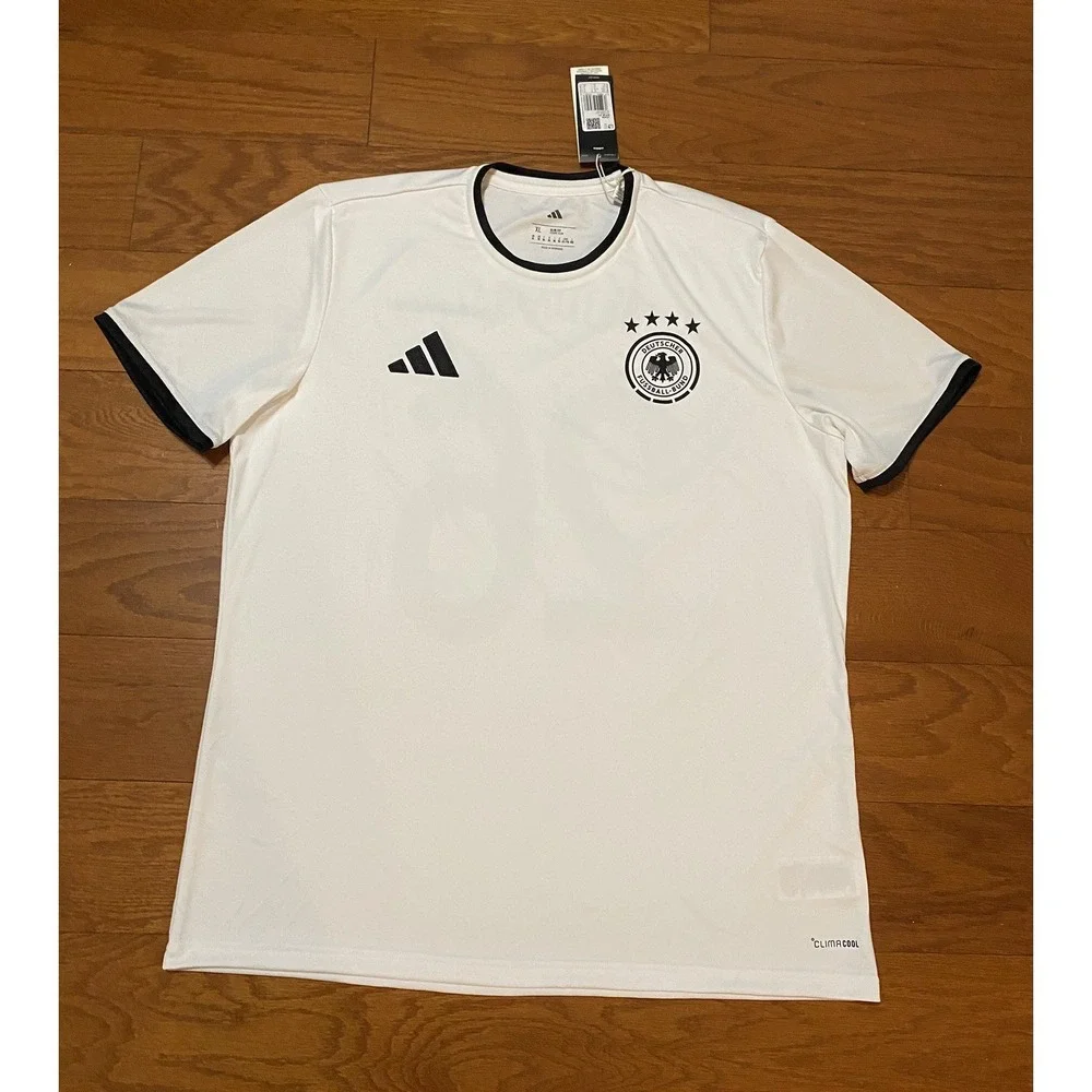 Adidas Germany Deutscher Fussball-Bund Soccer Jersey Men's XL Winston Salem New!